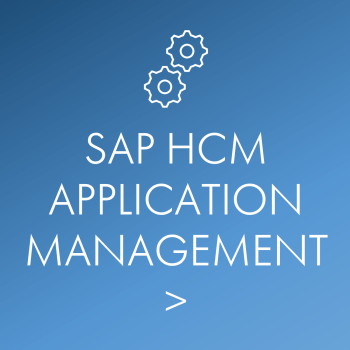 SAP HCM Application Management