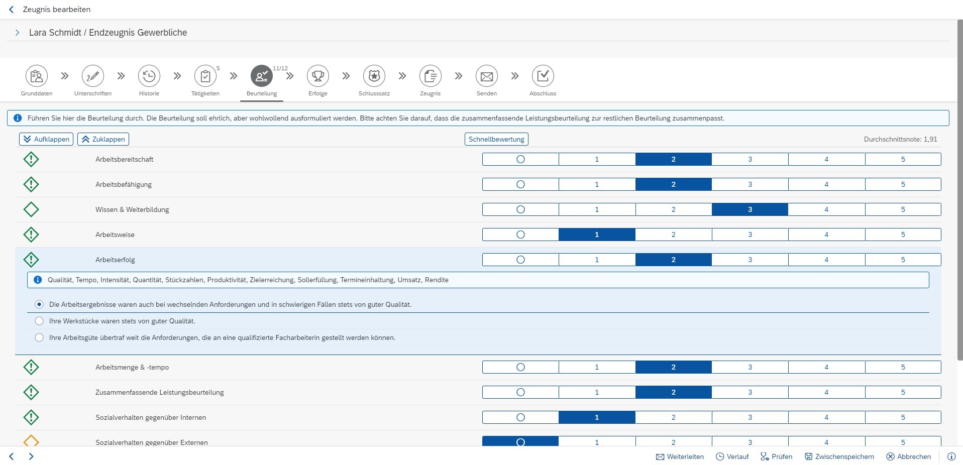 scdsoft Zeugnisgenerator Cloud-Version