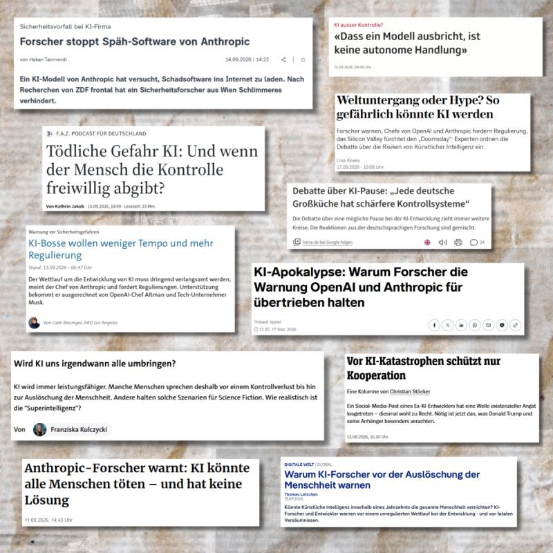 "Wird KI uns irgendwann alle umbringen?" ... definitiv eine der heftigsten Schlagzeilen zur massiven KI-Kritik…